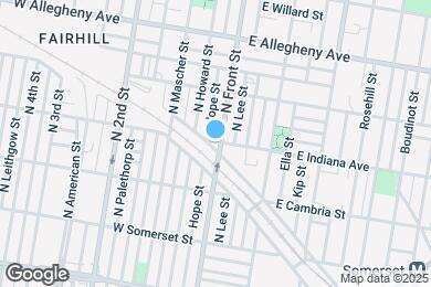 Map image of the property - 6xx E Indiana Ave