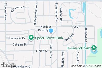 Map image of the property - 1218 Crescent St