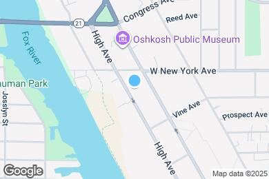 Map image of the property - 1166 High Ave
