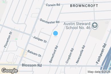 Map image of the property - 1026 Harvard St