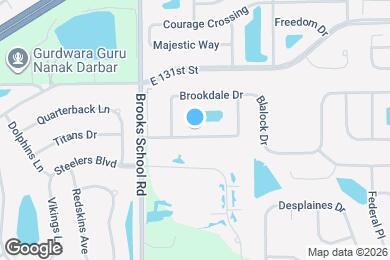 Map image of the property - 12628 Brookhaven Dr