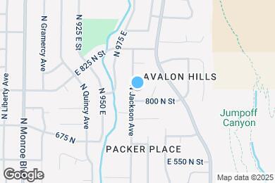 Map image of the property - 816 N Jackson Ave