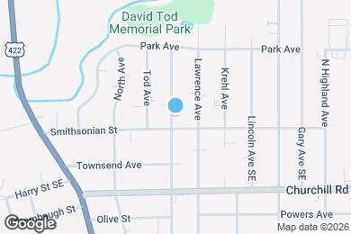 Map image of the property - 1013 Washington Ave