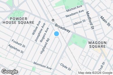 Map image of the property - 112 Boston Ave