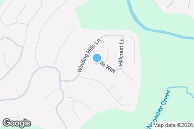 Map image of the property - 7006 E Hills Way