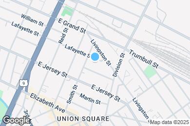 Map image of the property - 848 Lafayette St
