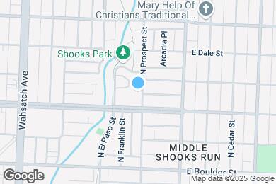 Map image of the property - 620 N Prospect St