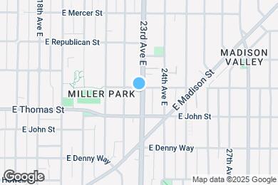 Map image of the property - 2221 E Thomas St