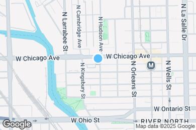 Map image of the property - 740 N Hudson Ave