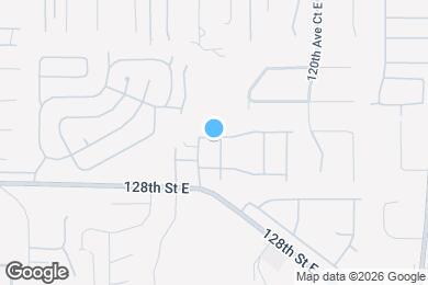 Map image of the property - 12612 117th Ave Ct E