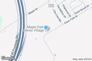 Map image of the property - Maple Park Senior Village (Active Adult 55+)