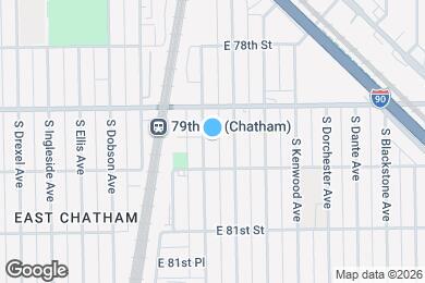 Map image of the property - 7933 S Woodlawn Ave