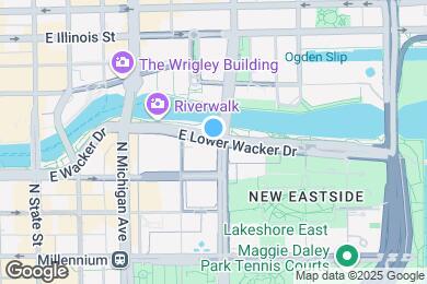 Map image of the property - 299 E Wacker Dr