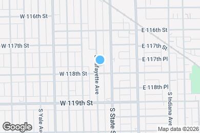 Map image of the property - 11747 S Lafayette Ave