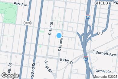 Map image of the property - 1426 S Brook St