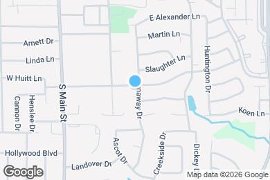 Map image of the property - 310 E Huitt Ln