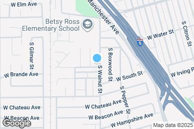 Map image of the property - 635 S Walnut St