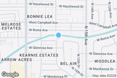 Map image of the property - 4327 N 17th Ave