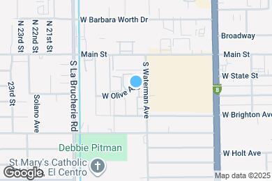 Map image of the property - 1705 W Olive Ave