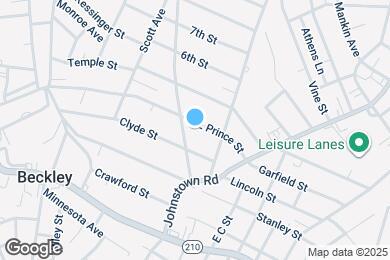 Map image of the property - 408 E Prince St