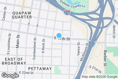 Map image of the property - 519 E 17th St