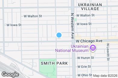 Map image of the property - 2450 W Chicago Ave