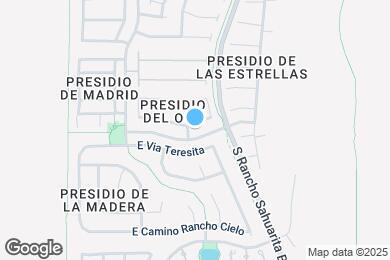 Map image of the property - 298 E Calle Puente Lindo