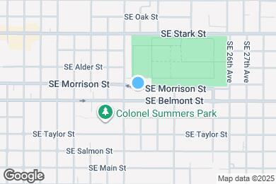 Map image of the property - 2036 SE Morrison St