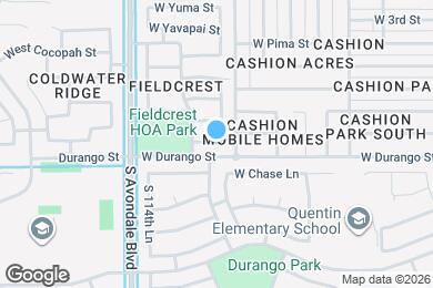 Map image of the property - 11235 W Hopi St