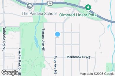 Map image of the property - 571 Page Ave NE