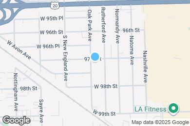 Map image of the property - 9705 Oak Park Ave