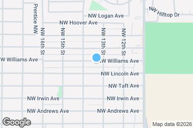 Map image of the property - 1308 NW Williams Ave