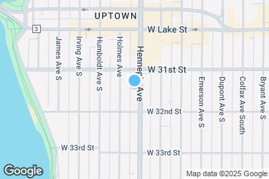 Map image of the property - 3120 Hennepin Ave