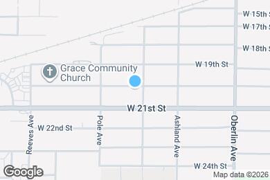 Map image of the property - 1509 W 20th St