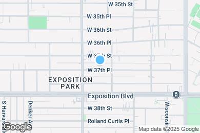 Map image of the property - 1341 W 37th Pl