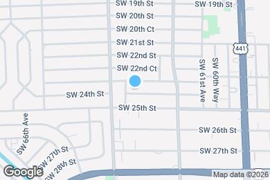 Map image of the property - 6315 SW 24th St