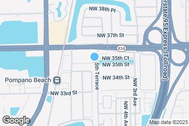 Map image of the property - 3521 NW 5th Ter