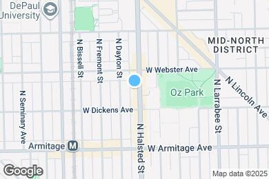 Map image of the property - 2130 N Halsted St