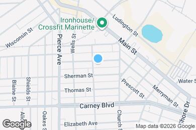 Map image of the property - 1445 Grant St