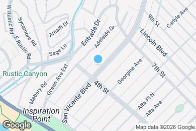 Map image of the property - 421 San Vicente Apartments