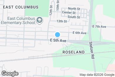 Map image of the property - 3176 E 5th Ave
