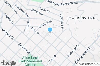 Map image of the property - 532 E Arrellaga St