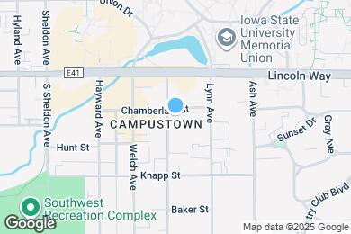 Map image of the property - Campustown | Student Apartments