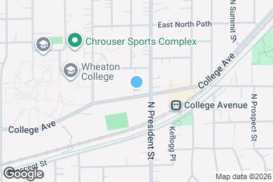 Map image of the property - 933 College Ave
