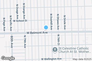 Map image of the property - 7722 W Belmont Ave