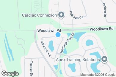 Map image of the property - 883 Oak Arbor Cir