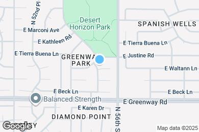 Map image of the property - 15609 N 55th St