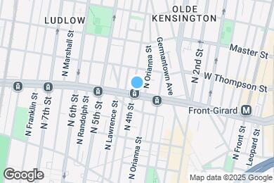 Map image of the property - 337 W Girard Ave