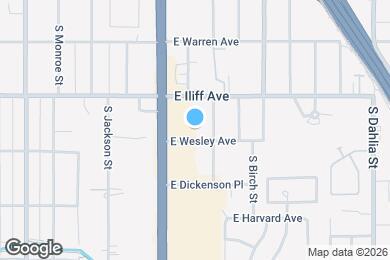 Map image of the property - University Hills Townhomes