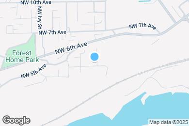 Map image of the property - 505 NW 5th Ave